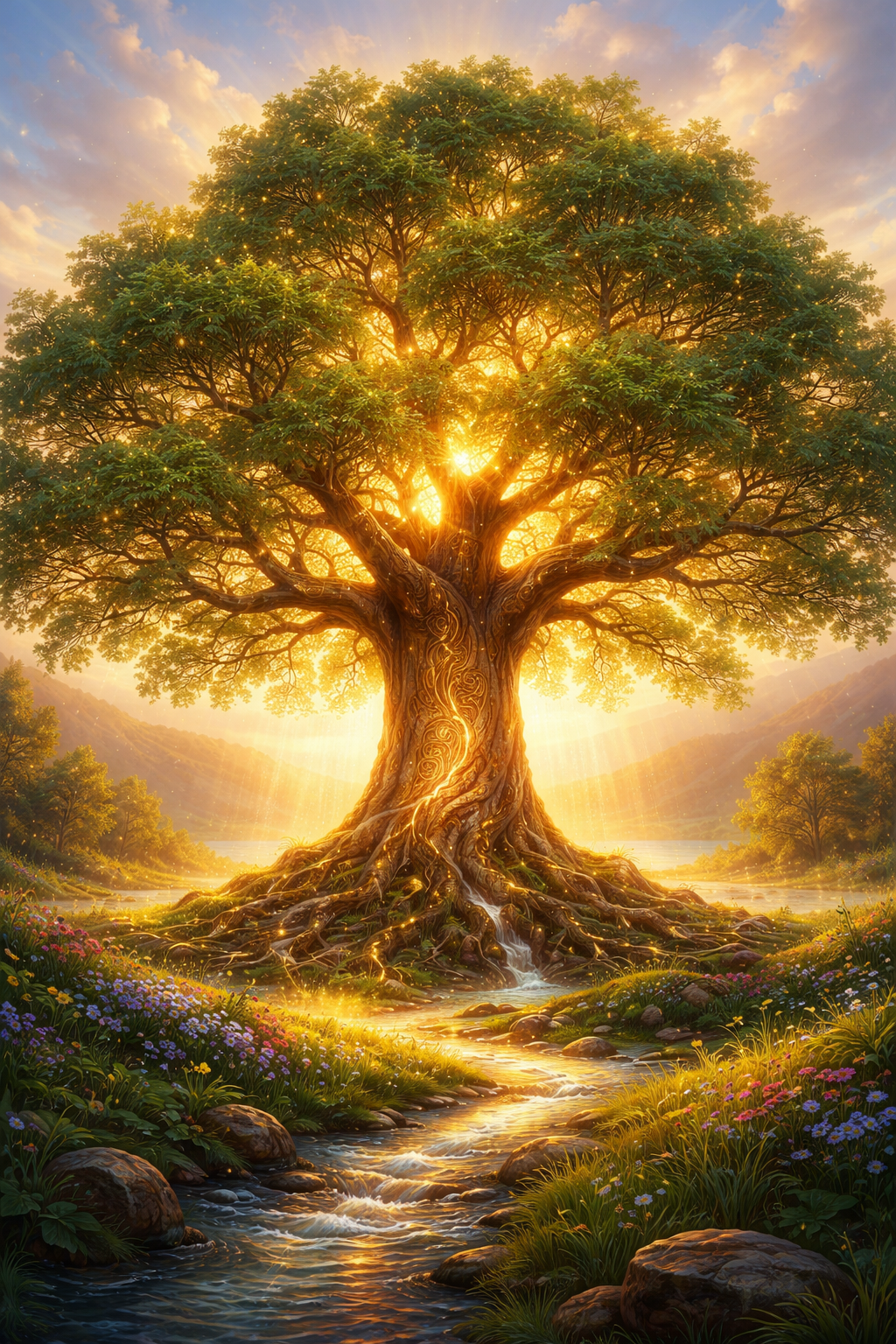 Lebensbaum als Symbol für Coaching, persönliche Entwicklung und spirituelle Ausrichtung